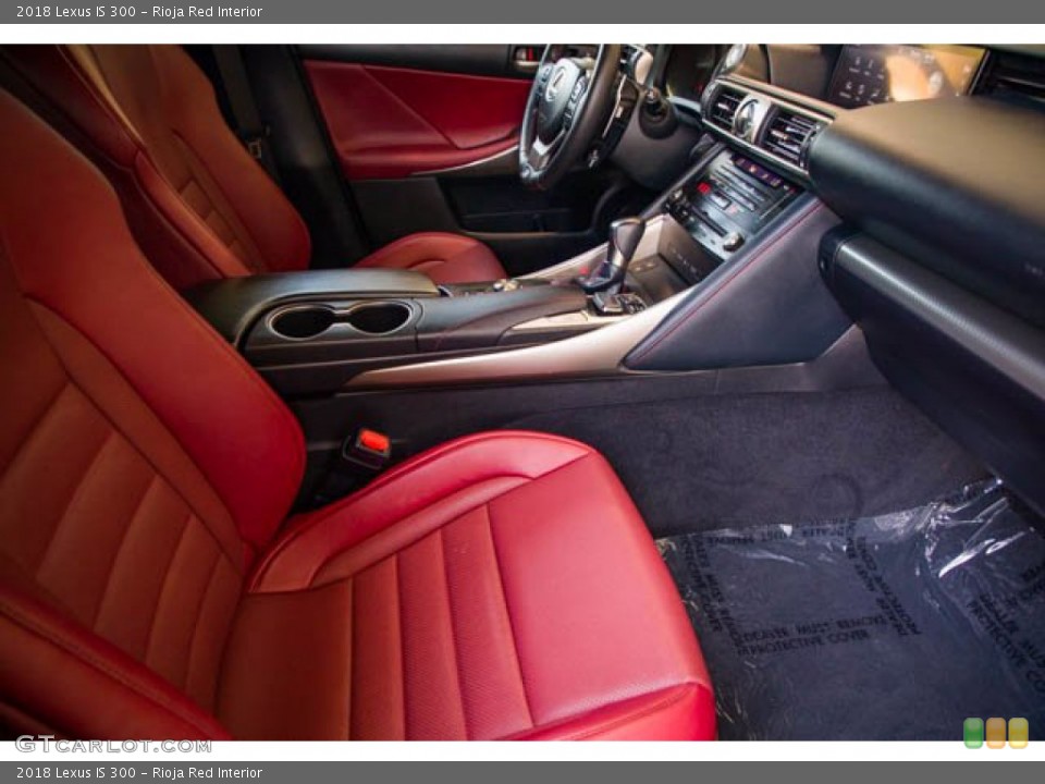 Rioja Red Interior Front Seat for the 2018 Lexus IS 300 #142071764