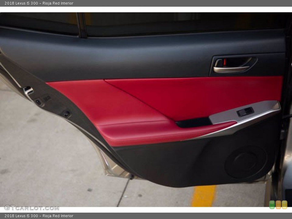 Rioja Red Interior Door Panel for the 2018 Lexus IS 300 #142071926