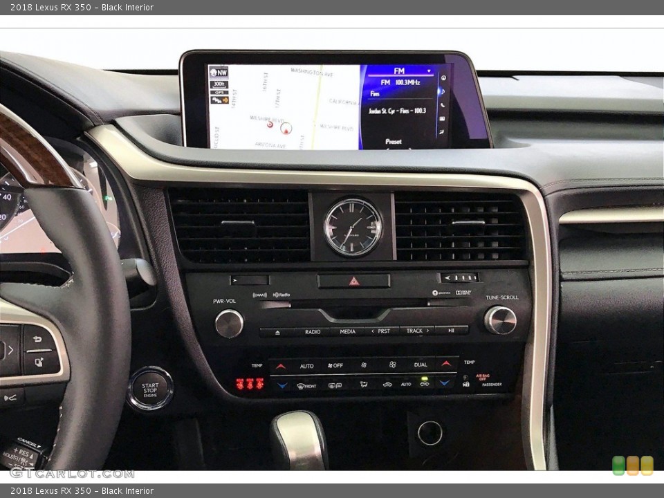 Black Interior Controls for the 2018 Lexus RX 350 #142074923