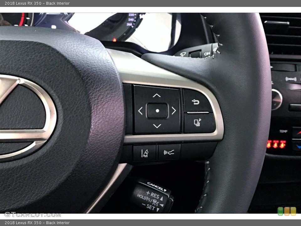 Black Interior Steering Wheel for the 2018 Lexus RX 350 #142075202