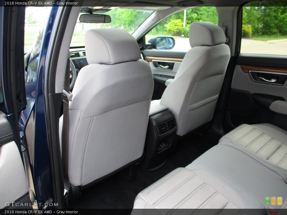 Gray Interior Rear Seat for the 2018 Honda CR-V EX AWD #142075412