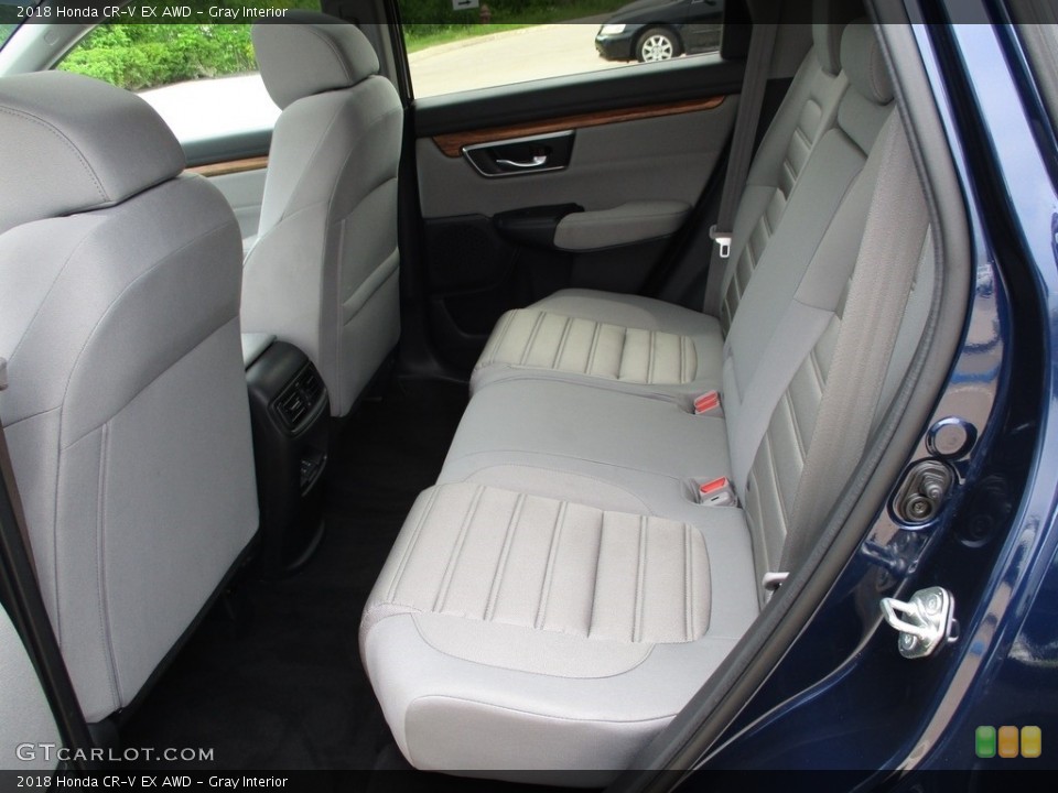 Gray Interior Rear Seat for the 2018 Honda CR-V EX AWD #142075427