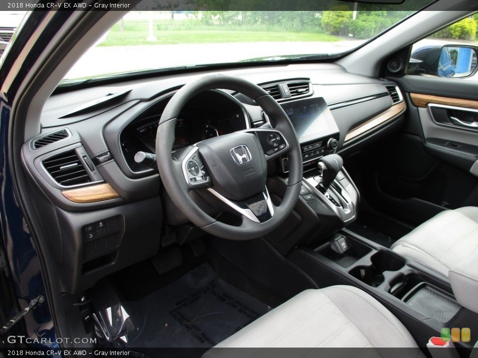 Gray Interior Prime Interior for the 2018 Honda CR-V EX AWD #142075469