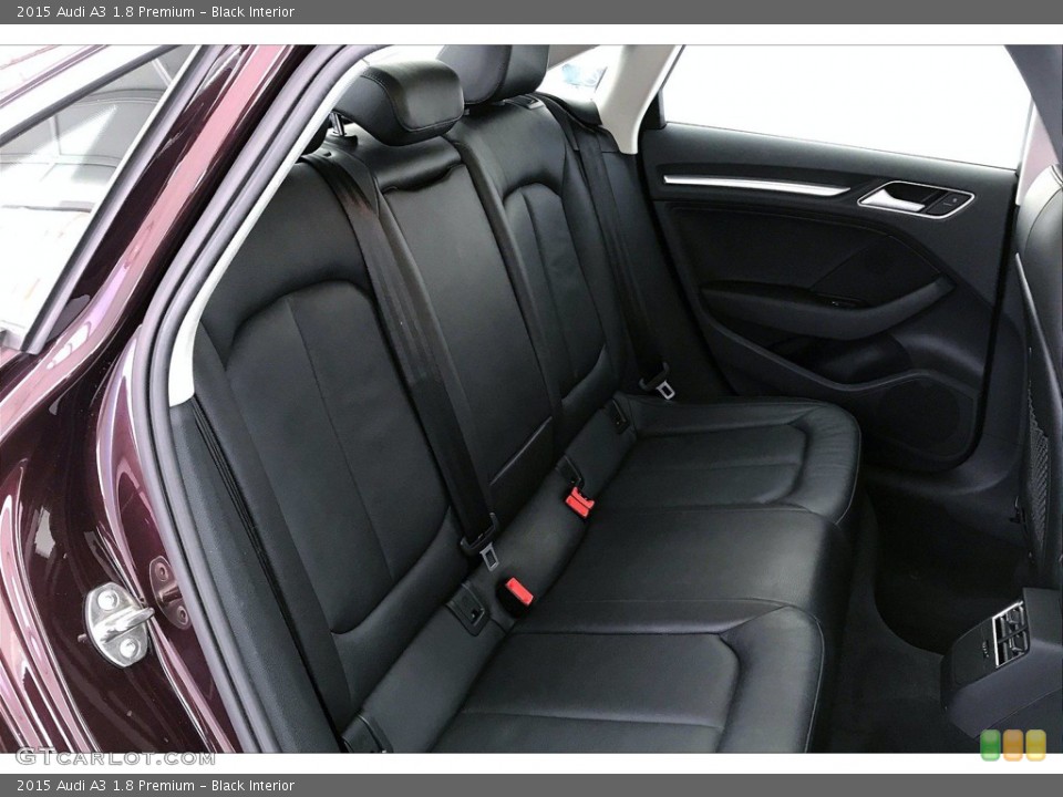 Black Interior Rear Seat for the 2015 Audi A3 1.8 Premium #142076345