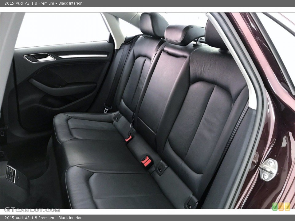 Black Interior Rear Seat for the 2015 Audi A3 1.8 Premium #142076360