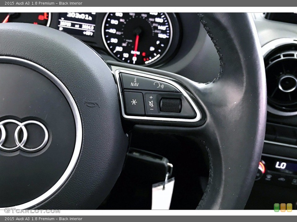 Black Interior Steering Wheel for the 2015 Audi A3 1.8 Premium #142076384