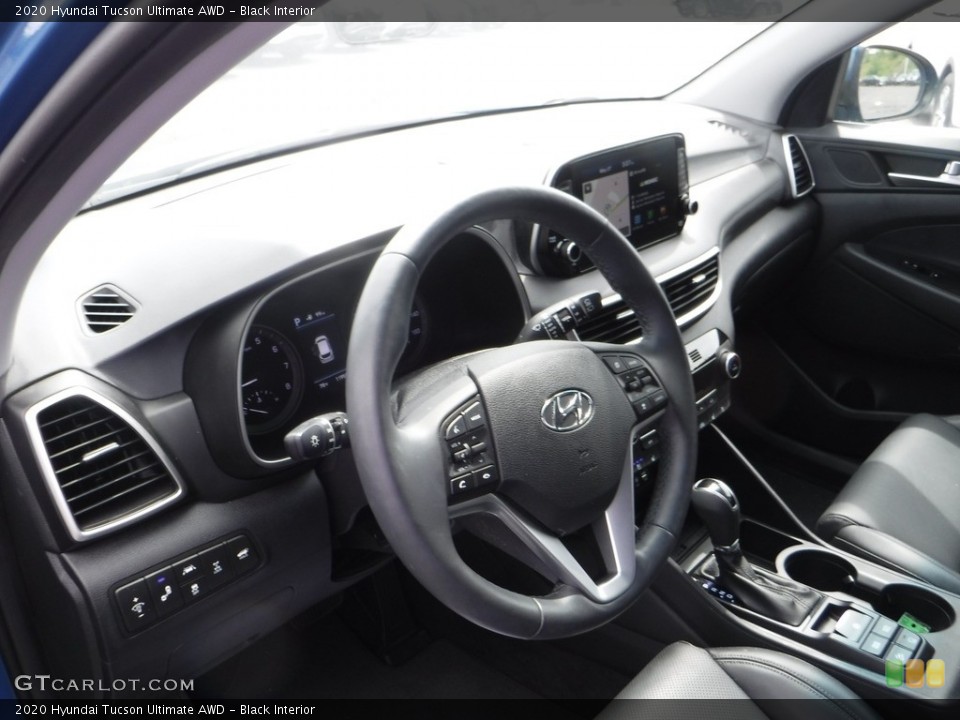 Black Interior Dashboard for the 2020 Hyundai Tucson Ultimate AWD #142080412