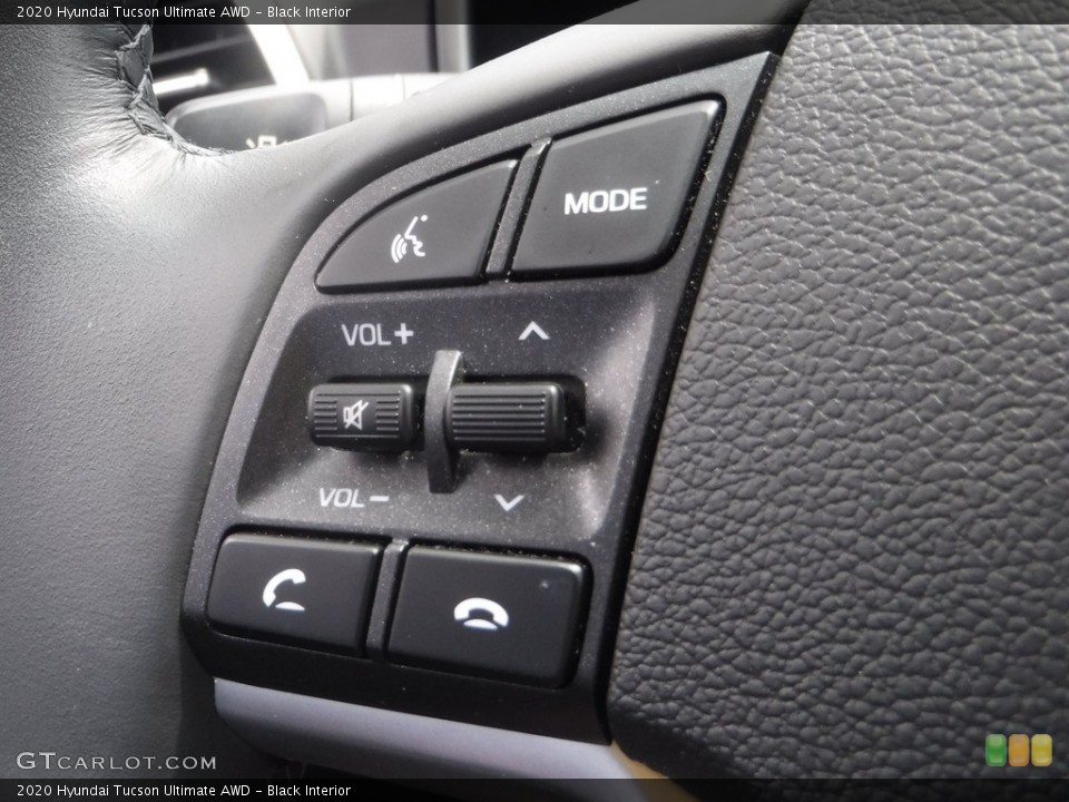 Black Interior Steering Wheel for the 2020 Hyundai Tucson Ultimate AWD #142080654