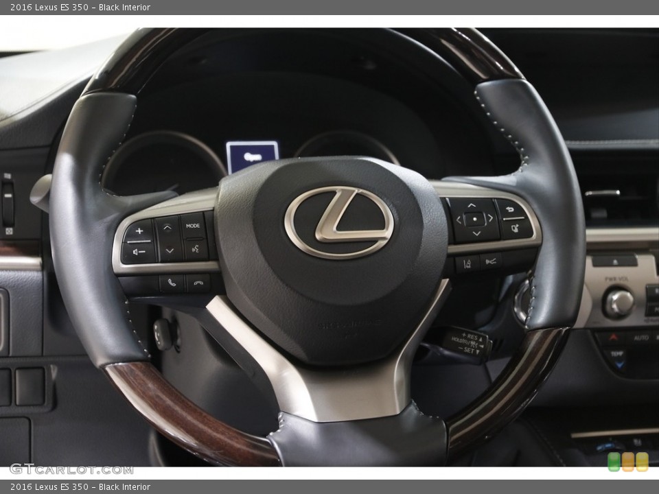 Black Interior Steering Wheel for the 2016 Lexus ES 350 #142082022