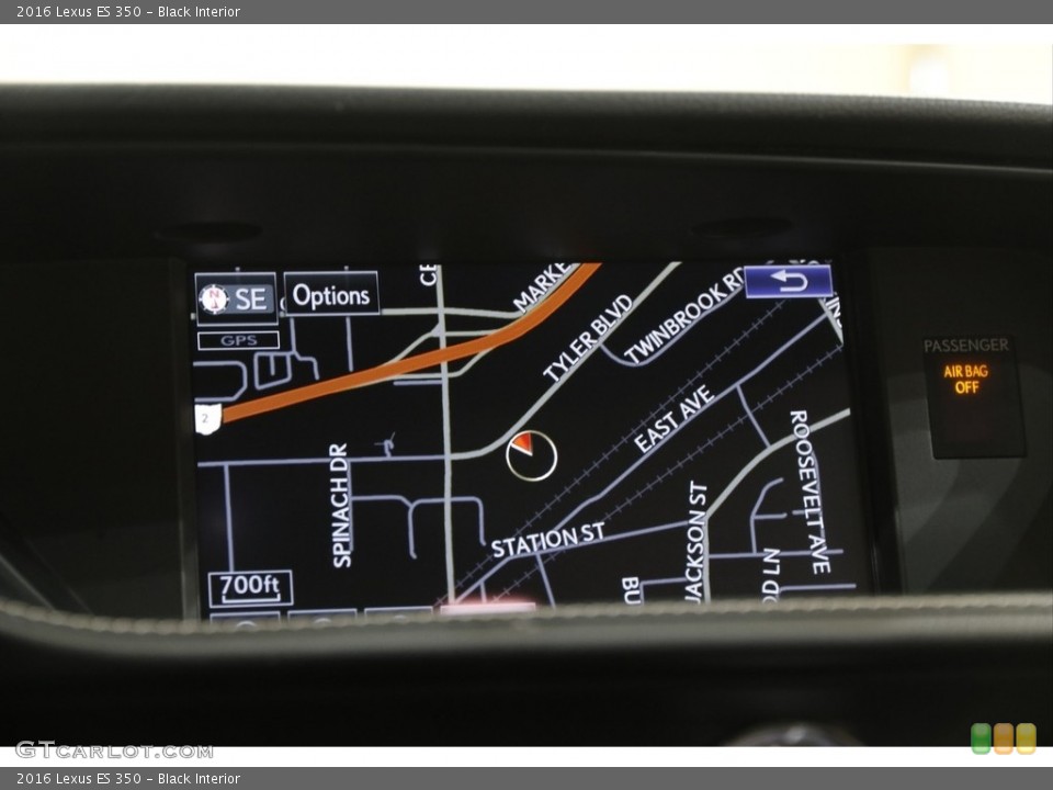 Black Interior Navigation for the 2016 Lexus ES 350 #142082145