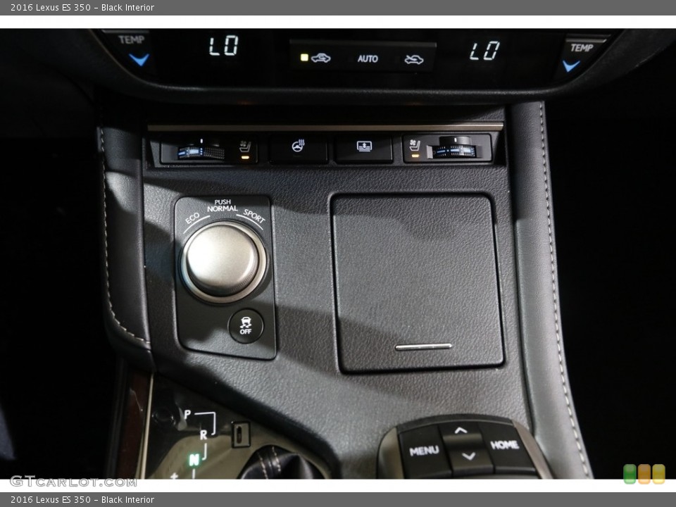 Black Interior Controls for the 2016 Lexus ES 350 #142082211