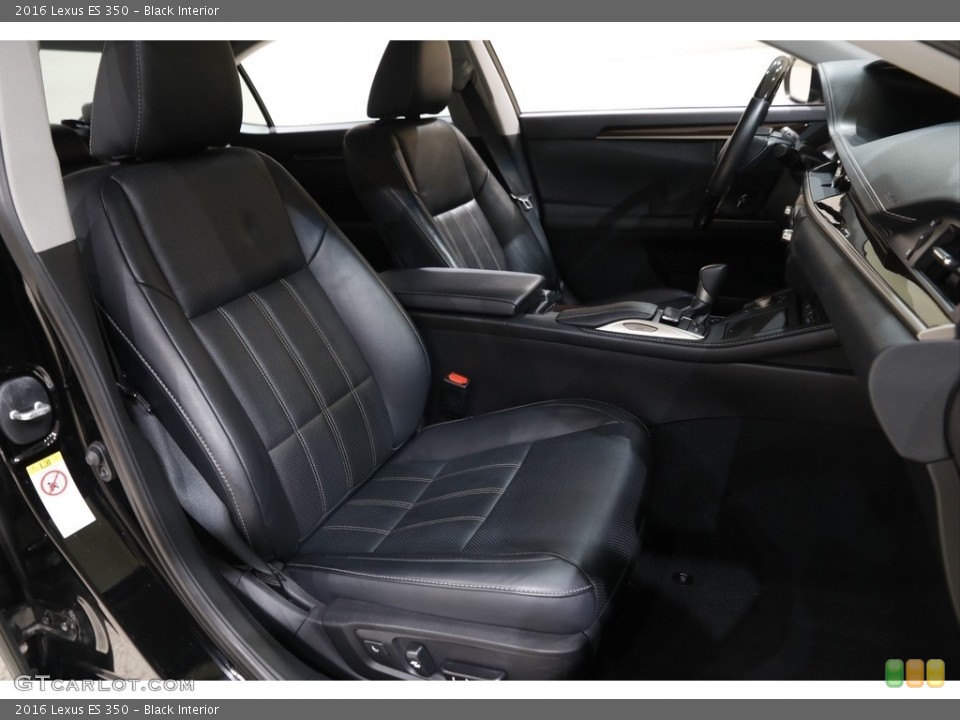Black Interior Front Seat for the 2016 Lexus ES 350 #142082229