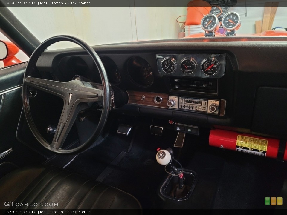 Black Interior Dashboard for the 1969 Pontiac GTO Judge Hardtop #142084434