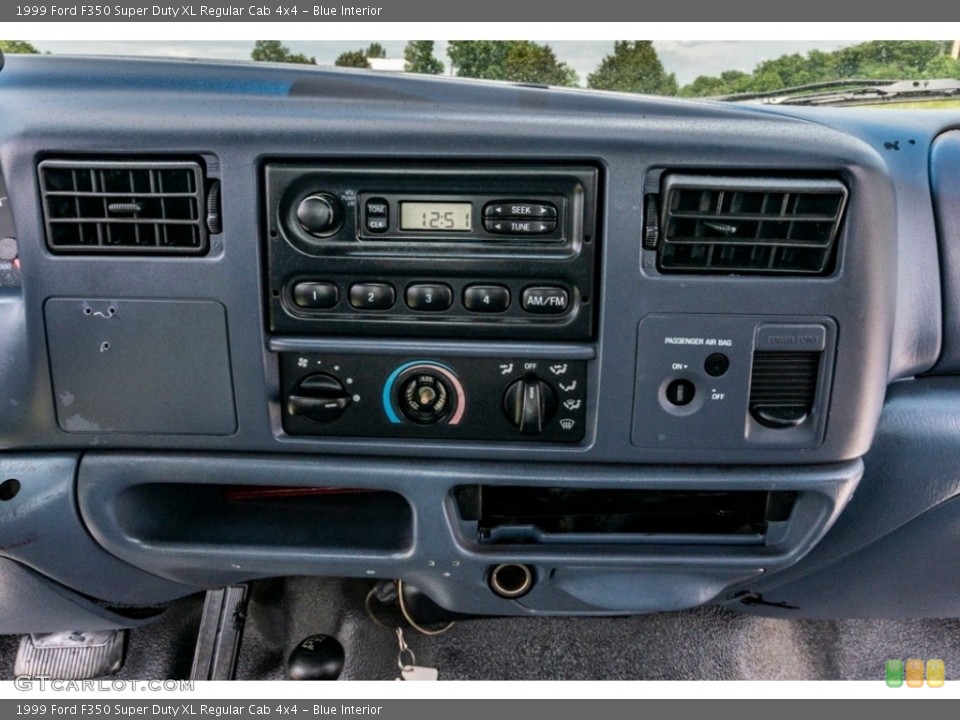 Blue Interior Controls for the 1999 Ford F350 Super Duty XL Regular Cab 4x4 #142084731