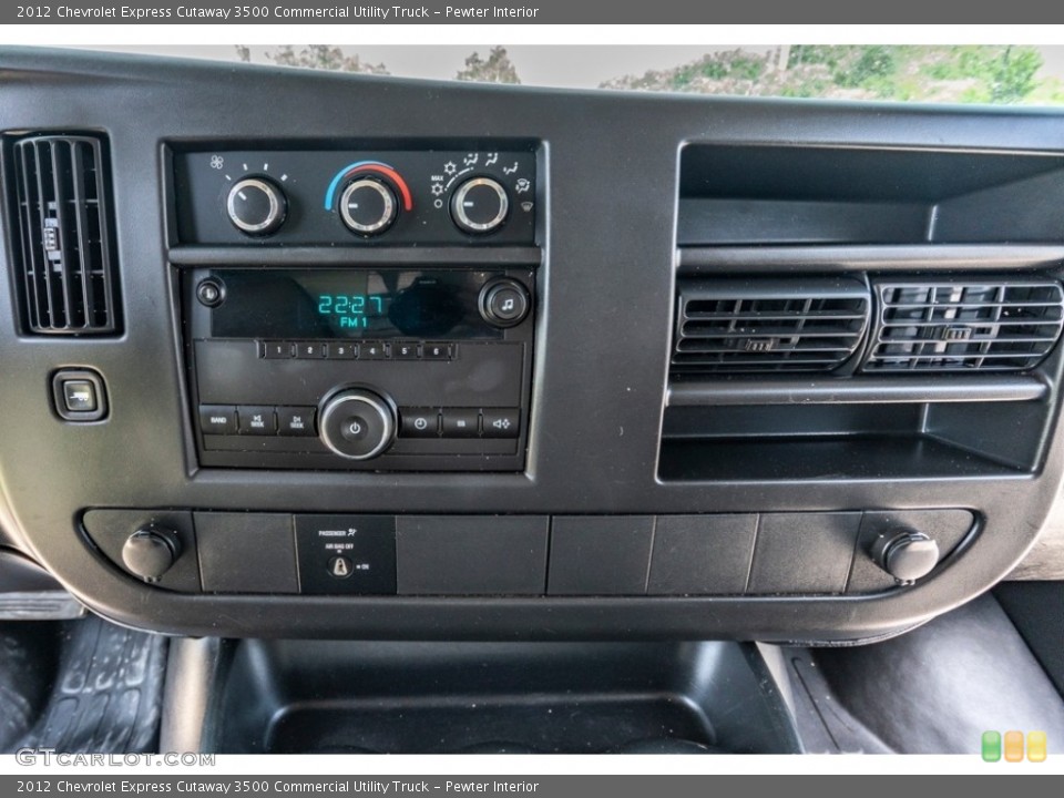 Pewter Interior Controls for the 2012 Chevrolet Express Cutaway 3500 Commercial Utility Truck #142090677