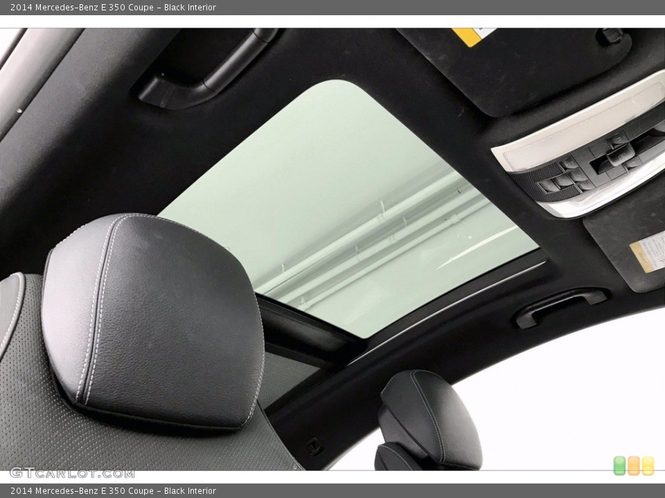 Black Interior Sunroof for the 2014 Mercedes-Benz E 350 Coupe #142091505