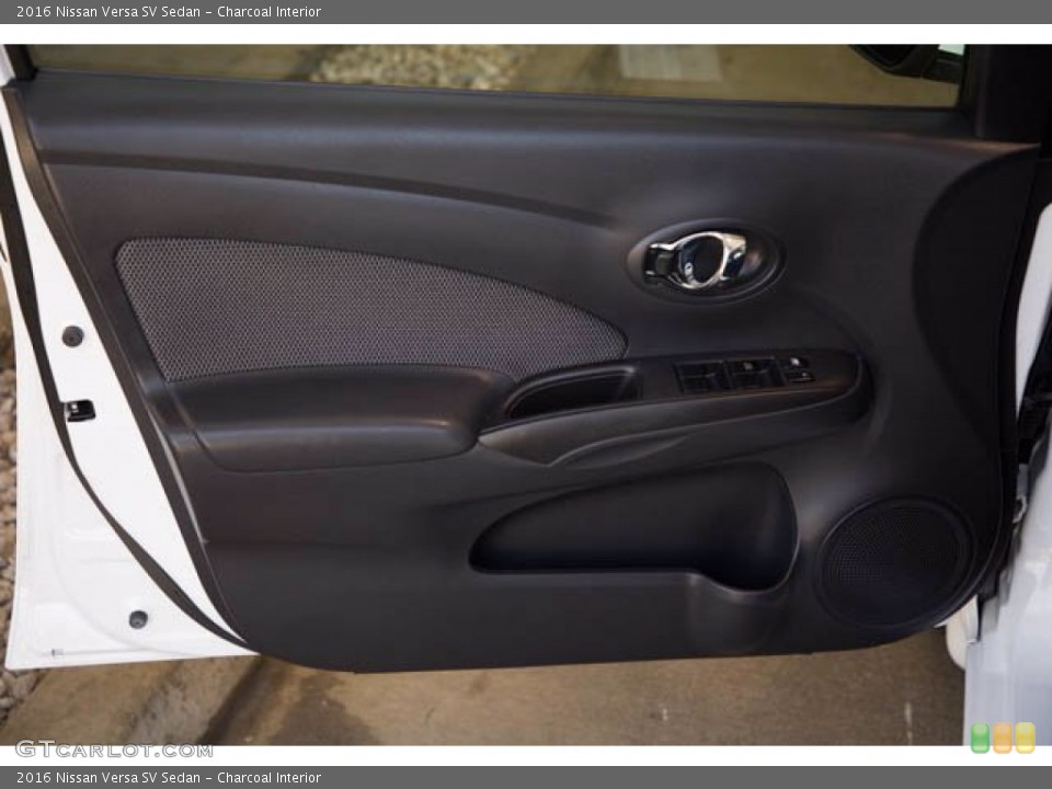 Charcoal Interior Door Panel for the 2016 Nissan Versa SV Sedan #142093359