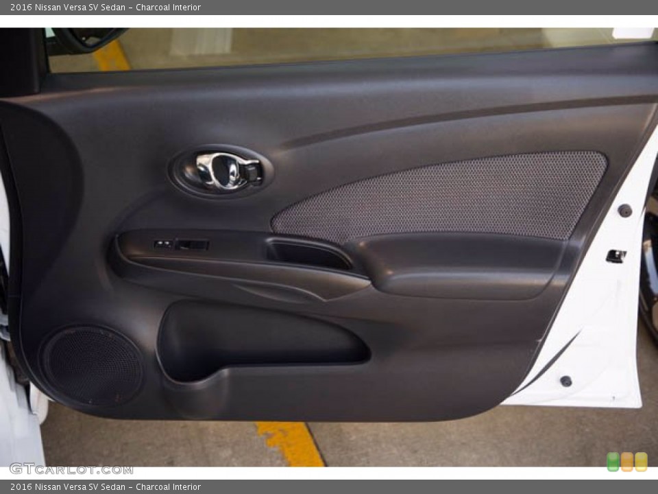 Charcoal Interior Door Panel for the 2016 Nissan Versa SV Sedan #142093380