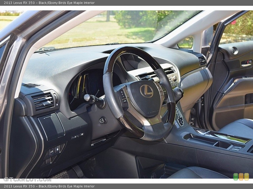 Black/Ebony Birds Eye Maple Interior Front Seat for the 2013 Lexus RX 350 #142094252