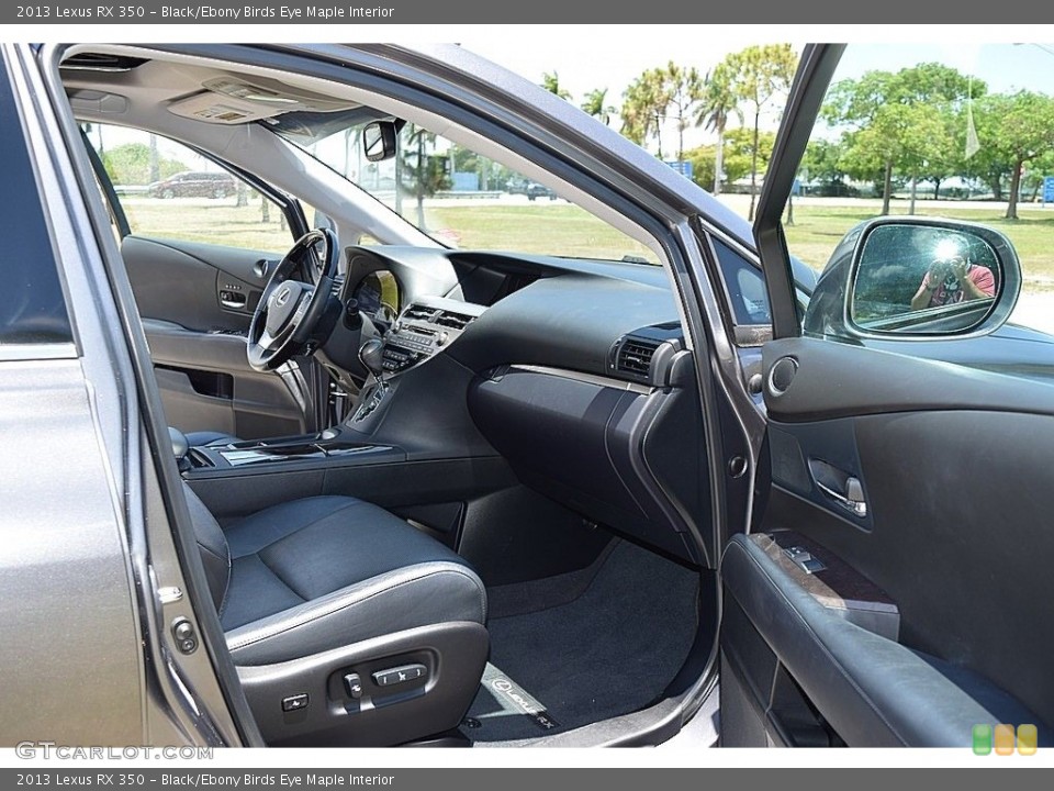 Black/Ebony Birds Eye Maple Interior Front Seat for the 2013 Lexus RX 350 #142094423