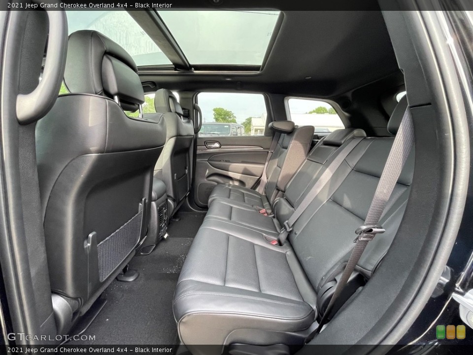 Black Interior Rear Seat for the 2021 Jeep Grand Cherokee Overland 4x4 #142094867