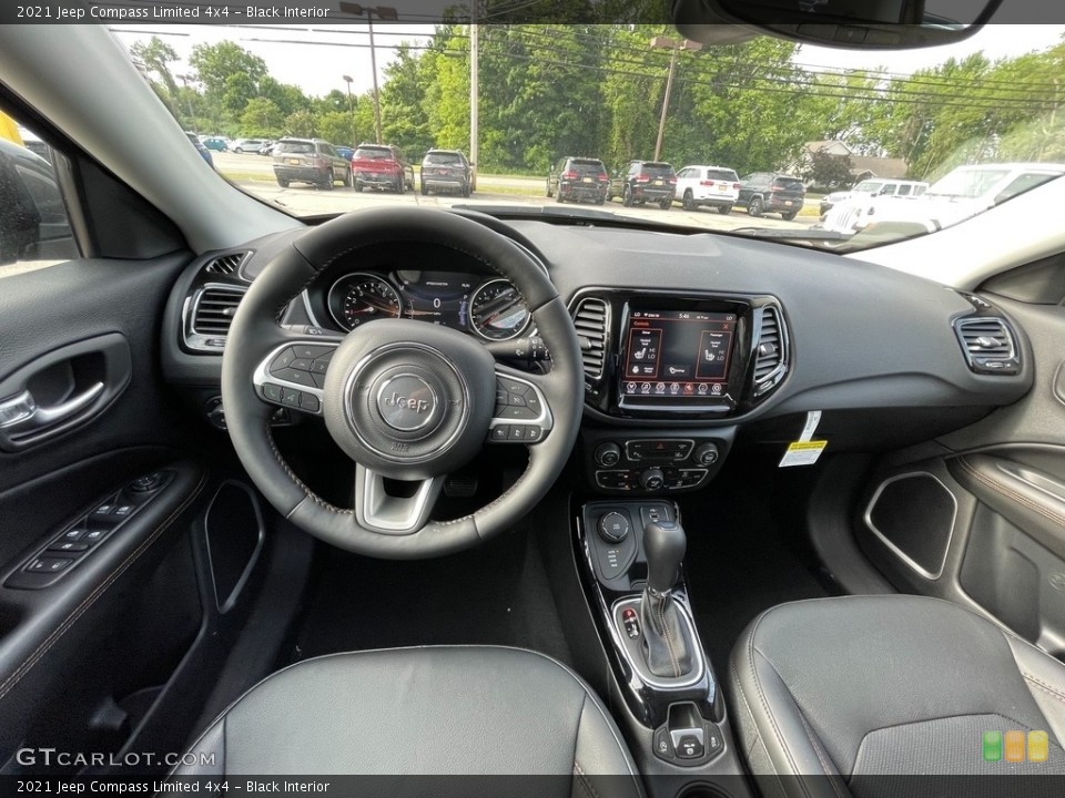 Black Interior Photo for the 2021 Jeep Compass Limited 4x4 #142095173