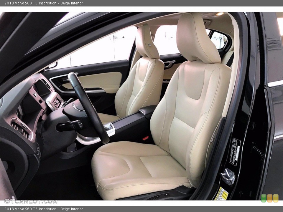 Beige 2018 Volvo S60 Interiors