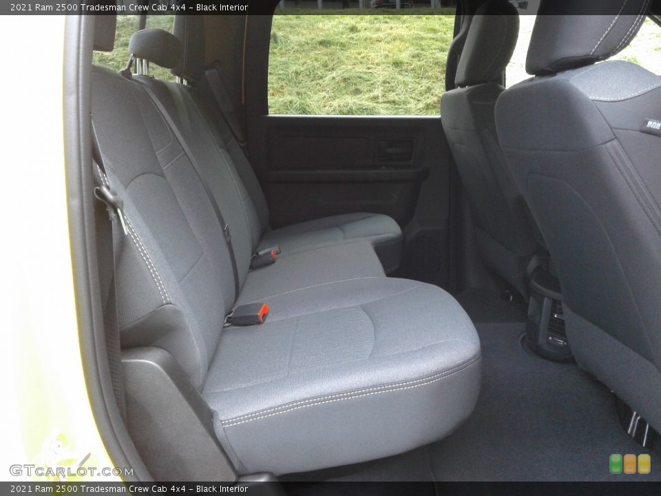 Black Interior Rear Seat for the 2021 Ram 2500 Tradesman Crew Cab 4x4 #142099568