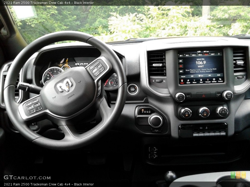 Black Interior Dashboard for the 2021 Ram 2500 Tradesman Crew Cab 4x4 #142099622