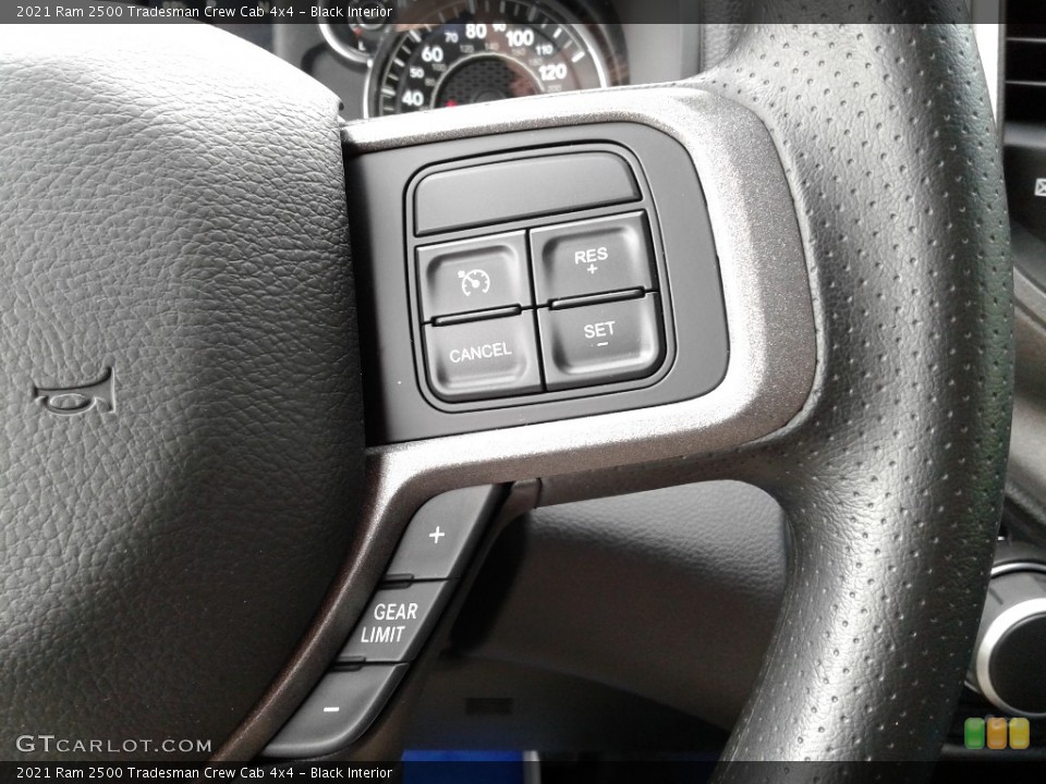 Black Interior Steering Wheel for the 2021 Ram 2500 Tradesman Crew Cab 4x4 #142099676