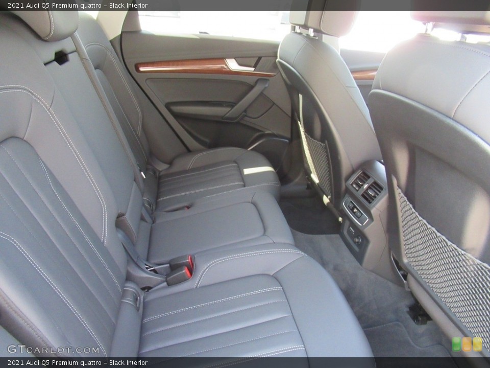 Black Interior Rear Seat for the 2021 Audi Q5 Premium quattro #142101803