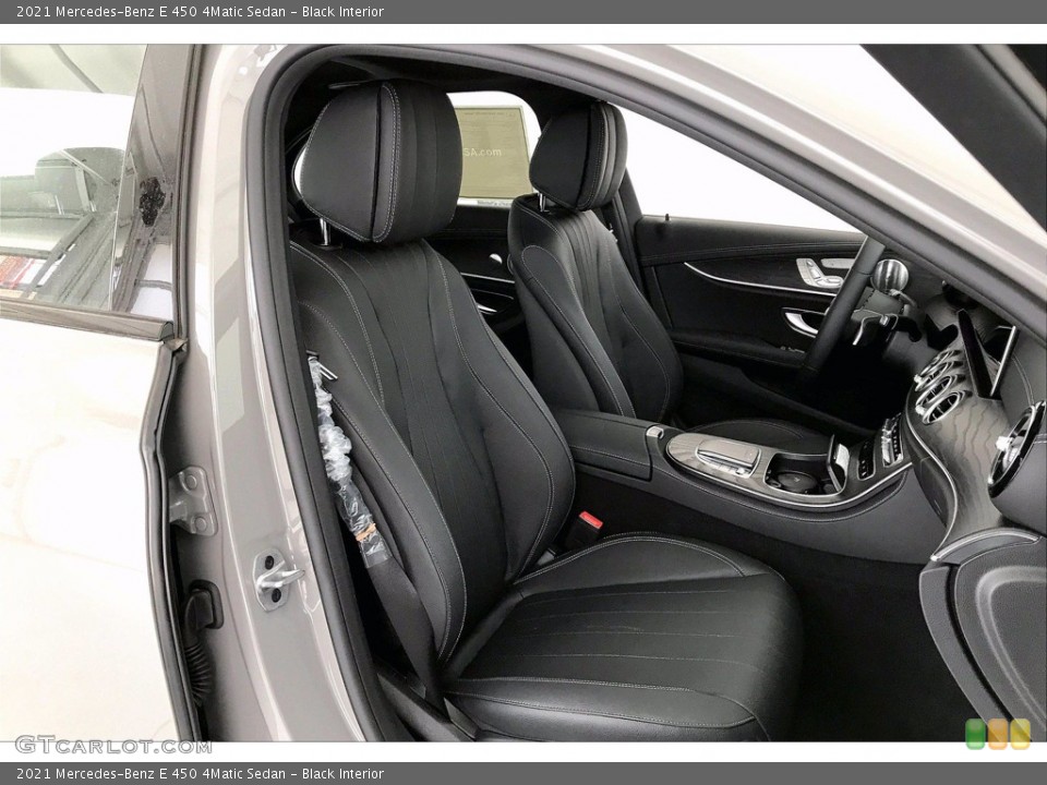 Black Interior Front Seat for the 2021 Mercedes-Benz E 450 4Matic Sedan #142101811