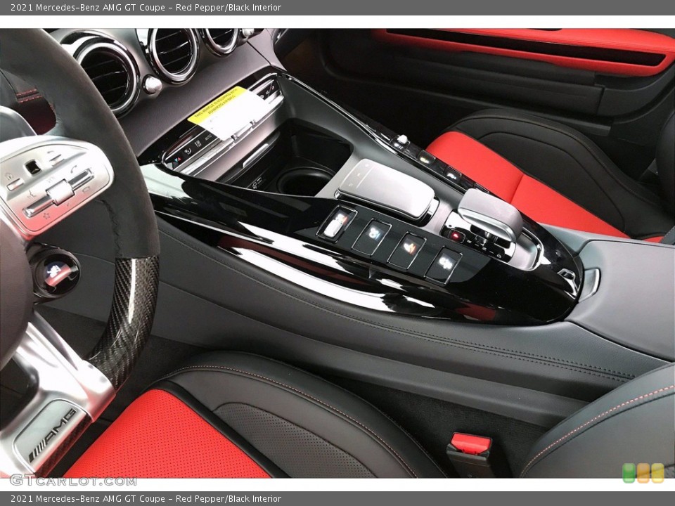 Red Pepper/Black Interior Transmission for the 2021 Mercedes-Benz AMG GT Coupe #142102388