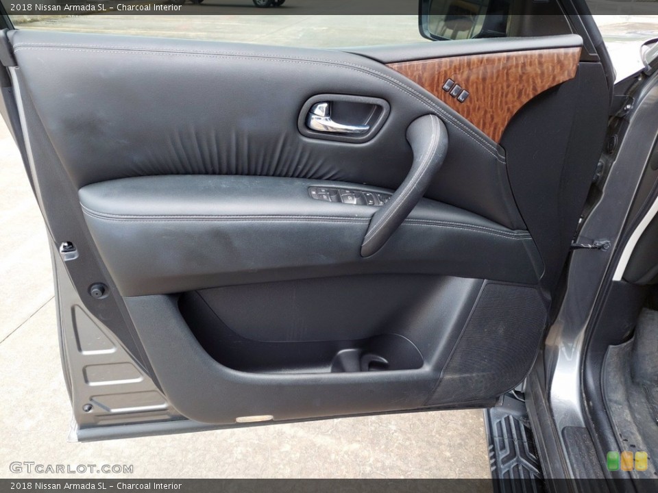 Charcoal Interior Door Panel for the 2018 Nissan Armada SL #142103777