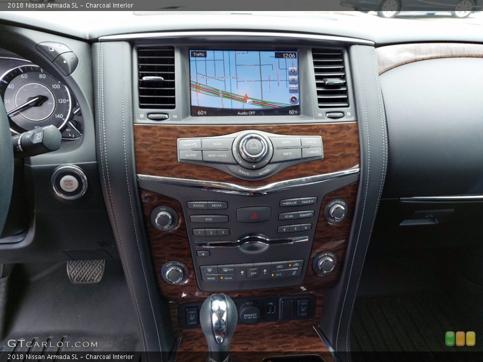 Charcoal Interior Controls for the 2018 Nissan Armada SL #142103816