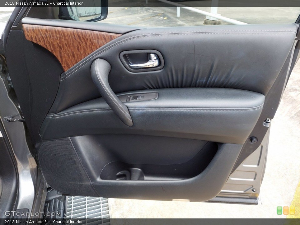 Charcoal Interior Door Panel for the 2018 Nissan Armada SL #142103879