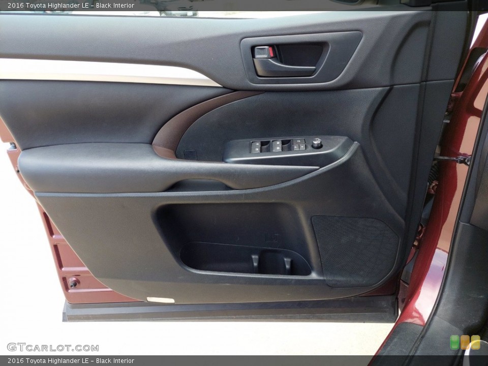 Black Interior Door Panel for the 2016 Toyota Highlander LE #142104104