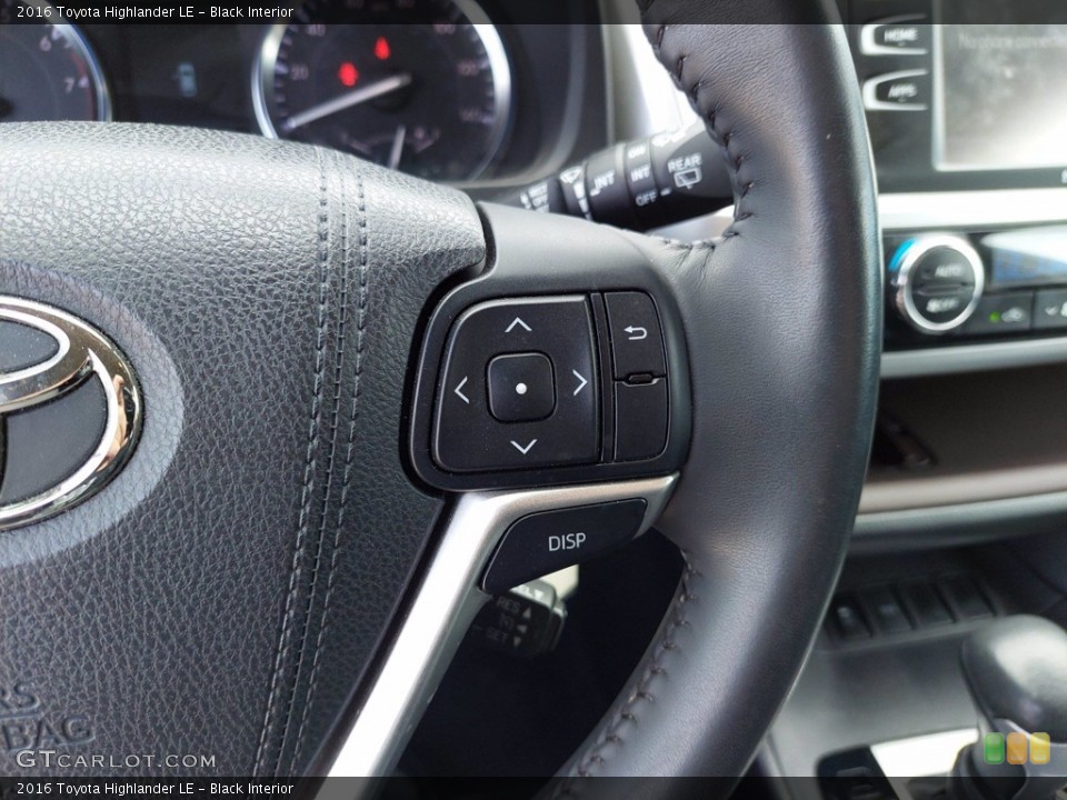 Black Interior Steering Wheel for the 2016 Toyota Highlander LE #142104116