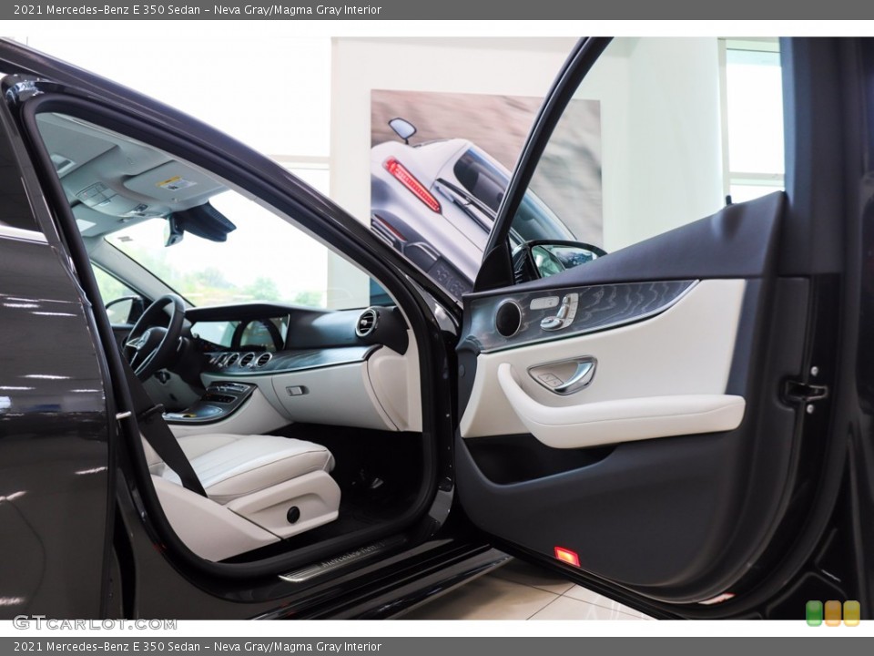 Neva Gray/Magma Gray Interior Door Panel for the 2021 Mercedes-Benz E 350 Sedan #142106243