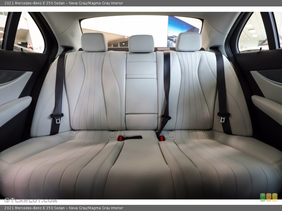 Neva Gray/Magma Gray Interior Rear Seat for the 2021 Mercedes-Benz E 350 Sedan #142106255