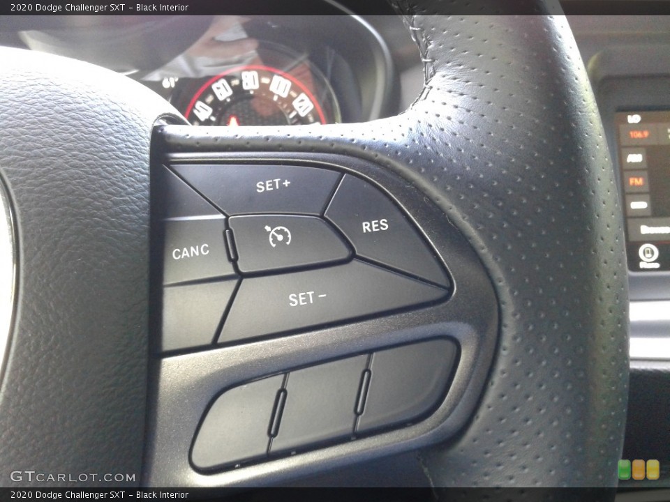 Black Interior Steering Wheel for the 2020 Dodge Challenger SXT #142108819