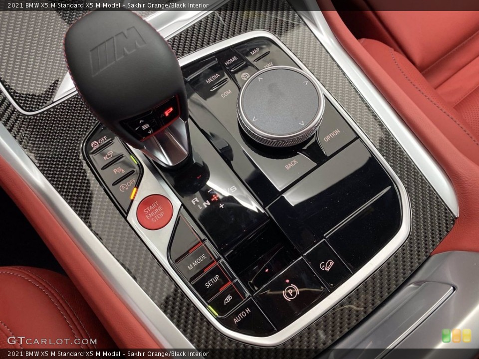Sakhir Orange/Black Interior Transmission for the 2021 BMW X5 M  #142108879