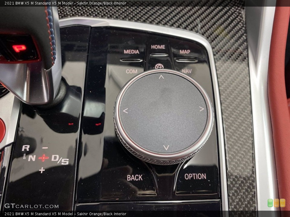 Sakhir Orange/Black Interior Controls for the 2021 BMW X5 M  #142108919