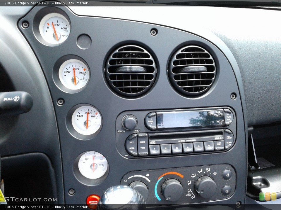 Black/Black Interior Controls for the 2006 Dodge Viper SRT-10 #142110004