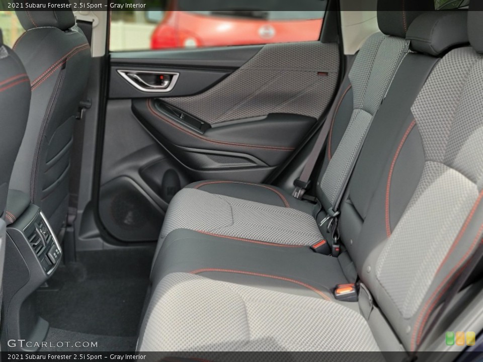 Gray Interior Rear Seat for the 2021 Subaru Forester 2.5i Sport #142112783