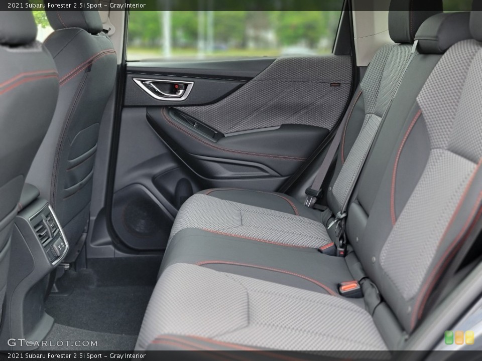 Gray Interior Rear Seat for the 2021 Subaru Forester 2.5i Sport #142113122