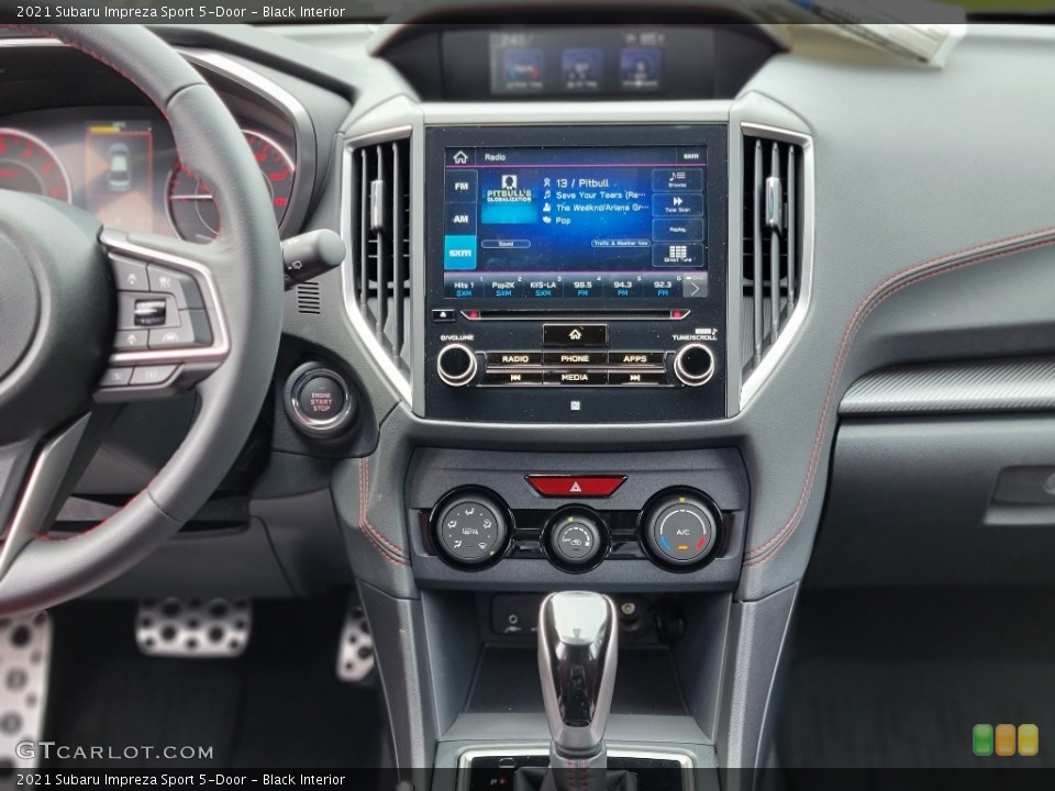 Black Interior Controls for the 2021 Subaru Impreza Sport 5-Door #142113812