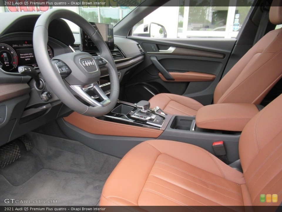Okapi Brown Interior Front Seat for the 2021 Audi Q5 Premium Plus quattro #142114508