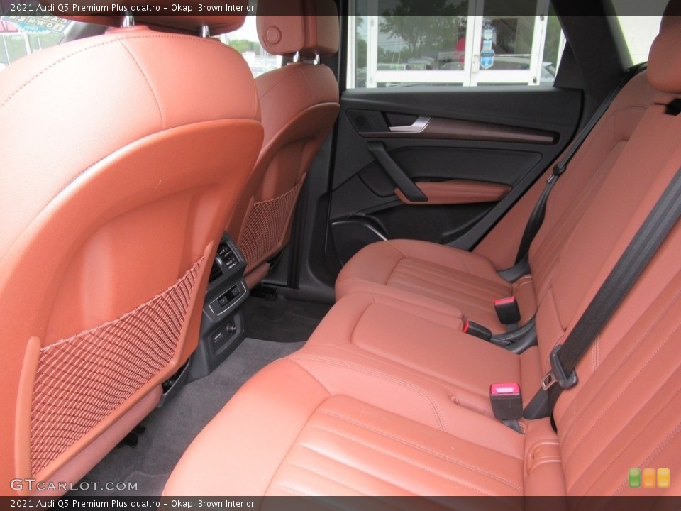 Okapi Brown Interior Rear Seat for the 2021 Audi Q5 Premium Plus quattro #142114533
