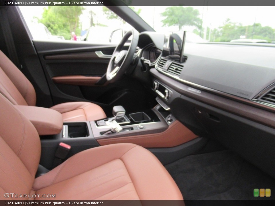 Okapi Brown Interior Front Seat for the 2021 Audi Q5 Premium Plus quattro #142114550